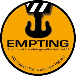 Rundes Logo der Empting Kran- und Handelsgesellschaft mbH